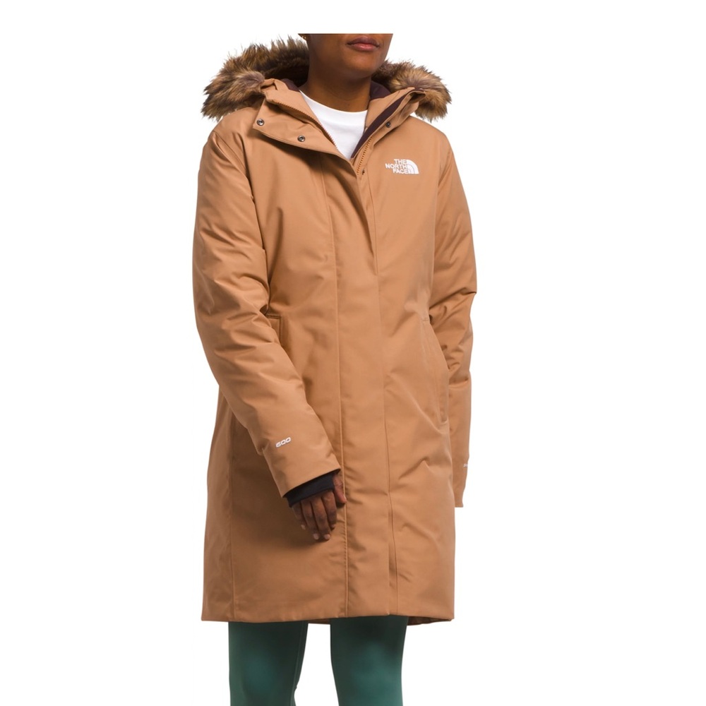 The North Face Women's Almond Butter Monogram Arctic Down Parka Size Small